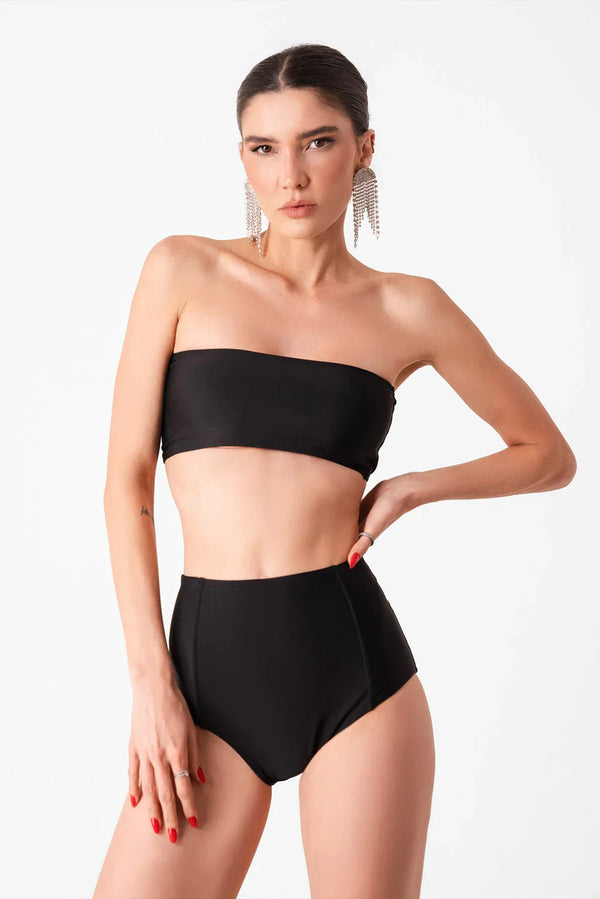 Top + Hot Pants Nammos Preto