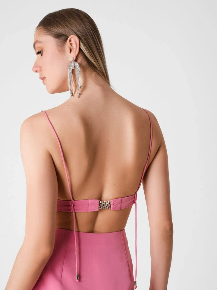 Top Lavo Strass Rosa - Flay Brand