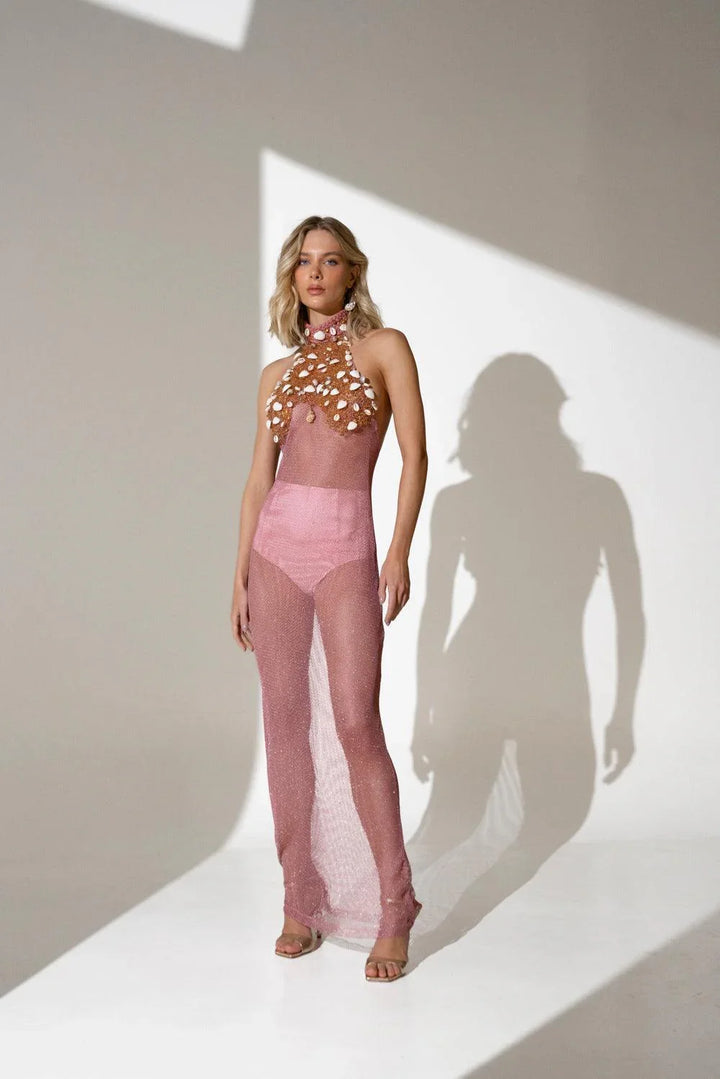 Vestido Estrela D'Água Rose Gold - FLAY Brand