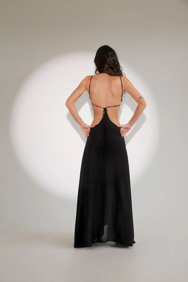 Vestido Santorini Búzios Preto - Flay Brand